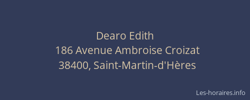 Dearo Edith