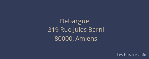 Debargue