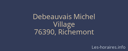 Debeauvais Michel