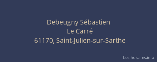 Debeugny S&eacute;bastien