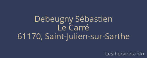 Debeugny Sébastien