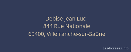 Debise Jean Luc