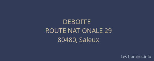 DEBOFFE