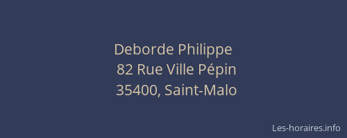 Deborde Philippe