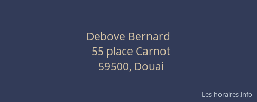 Debove Bernard