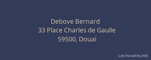 Debove Bernard