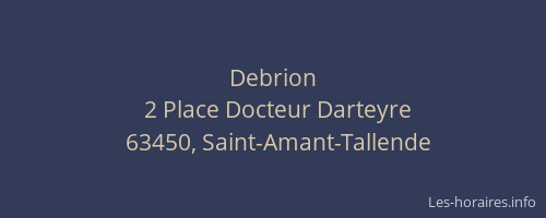 Debrion