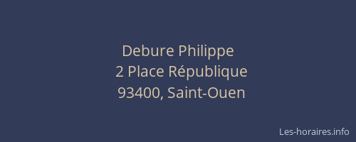 Debure Philippe