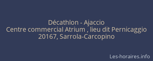 Décathlon - Ajaccio