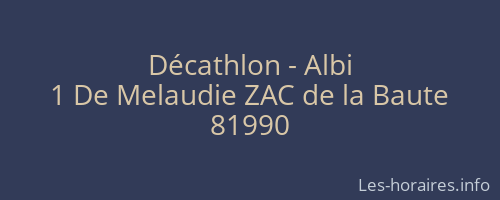 Décathlon - Albi