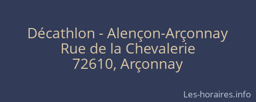 Décathlon - Alençon-Arçonnay