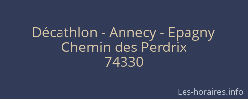 Décathlon - Annecy - Epagny
