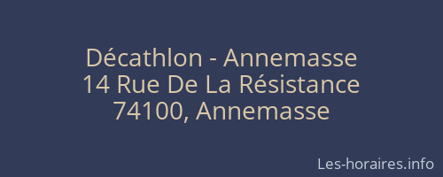 Décathlon - Annemasse