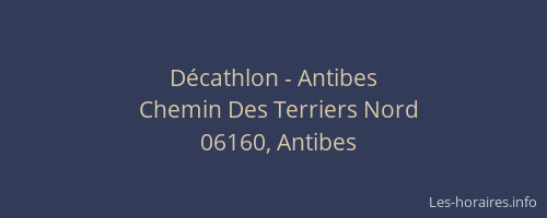 Décathlon - Antibes