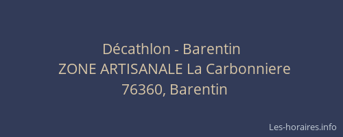 Décathlon - Barentin