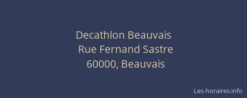 Decathlon Beauvais