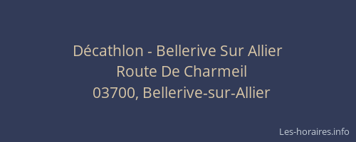 Décathlon - Bellerive Sur Allier
