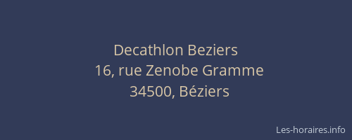 Decathlon Beziers