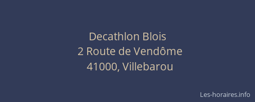 Decathlon Blois