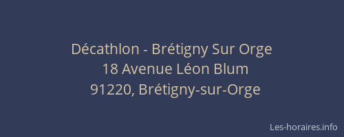 Décathlon - Brétigny Sur Orge