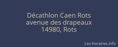 Décathlon Caen Rots