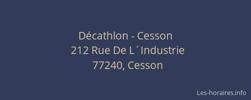 Décathlon - Cesson
