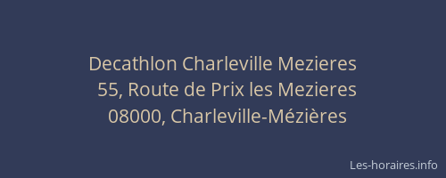 Decathlon Charleville Mezieres