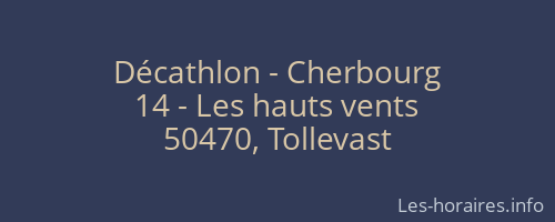 Décathlon - Cherbourg