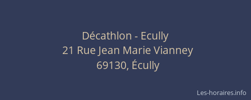 Décathlon - Ecully