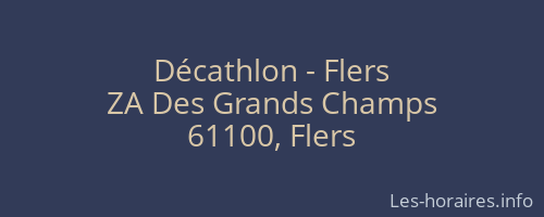 Décathlon - Flers