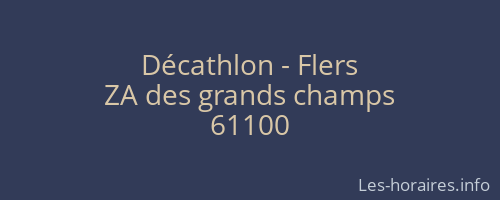Décathlon - Flers
