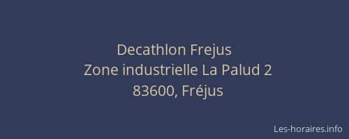 Decathlon Frejus