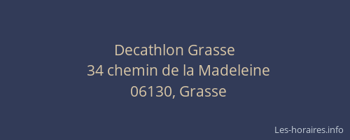 Decathlon Grasse