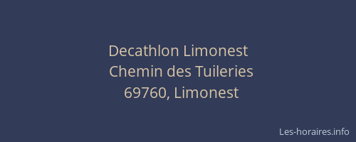 Decathlon Limonest