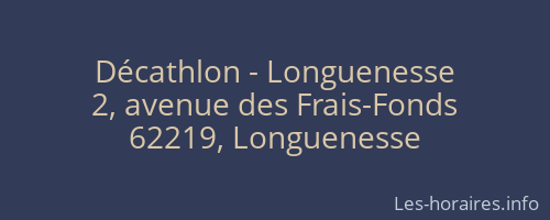 Décathlon - Longuenesse