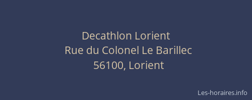Decathlon Lorient