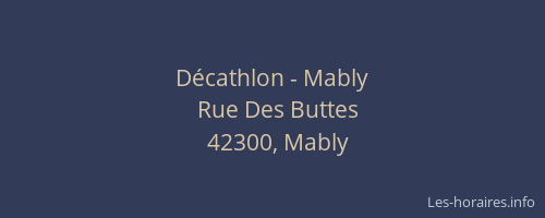 Décathlon - Mably