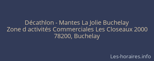 Décathlon - Mantes La Jolie Buchelay