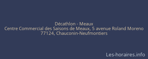 Décathlon - Meaux