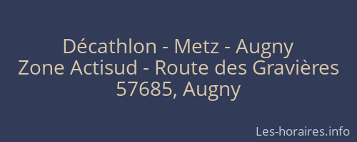 Décathlon - Metz - Augny