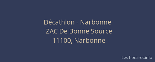 Décathlon - Narbonne