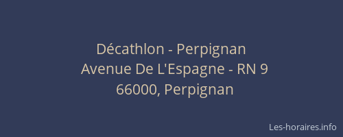 Décathlon - Perpignan