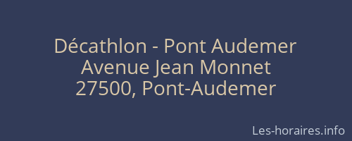 Décathlon - Pont Audemer