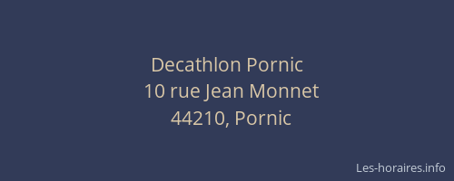 Decathlon Pornic
