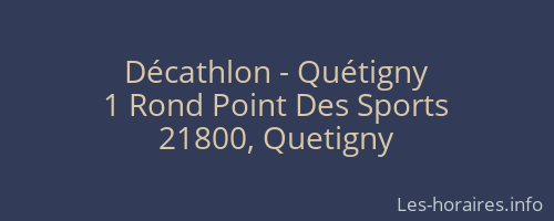Décathlon - Quétigny