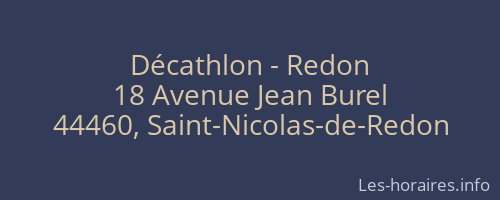 Décathlon - Redon