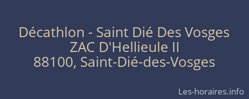 Décathlon - Saint Dié Des Vosges