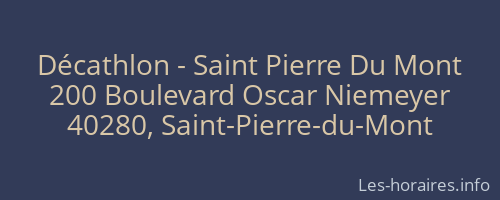 Décathlon - Saint Pierre Du Mont