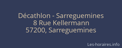 Décathlon - Sarreguemines