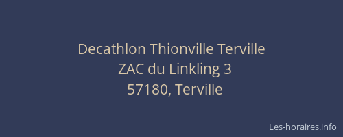 Decathlon Thionville Terville